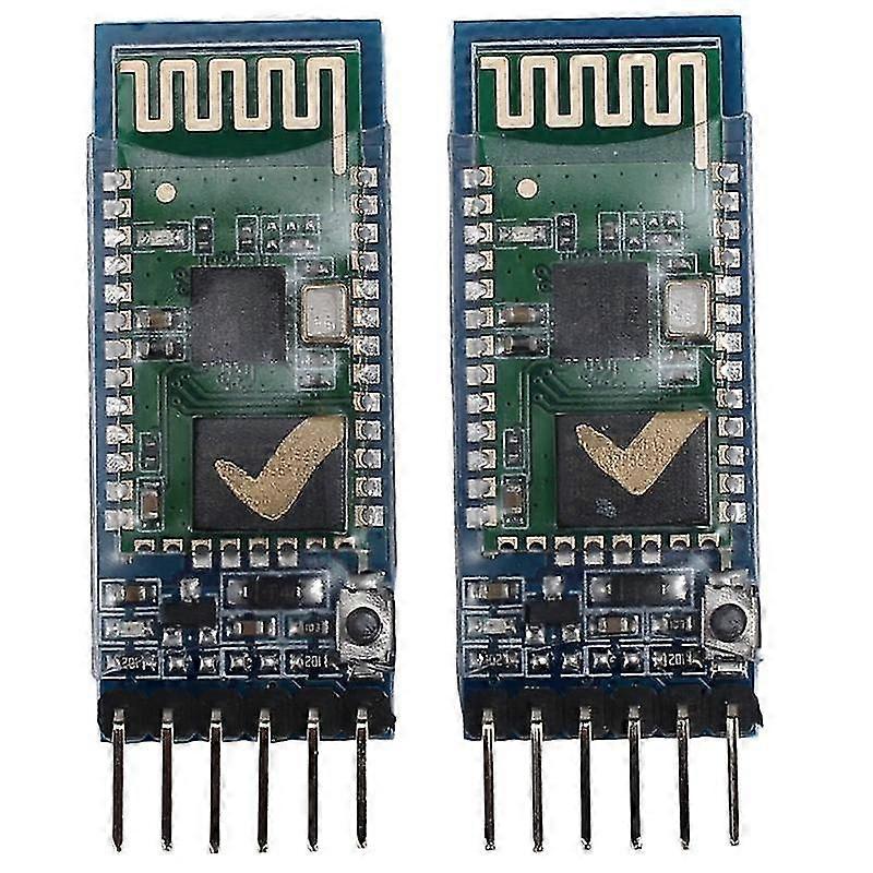 2 Stück 6pin Wireless Rf Bluetooth Transceiver Rs232 / Ttl Zu Uart Slave Modul Konverter Und Adapter