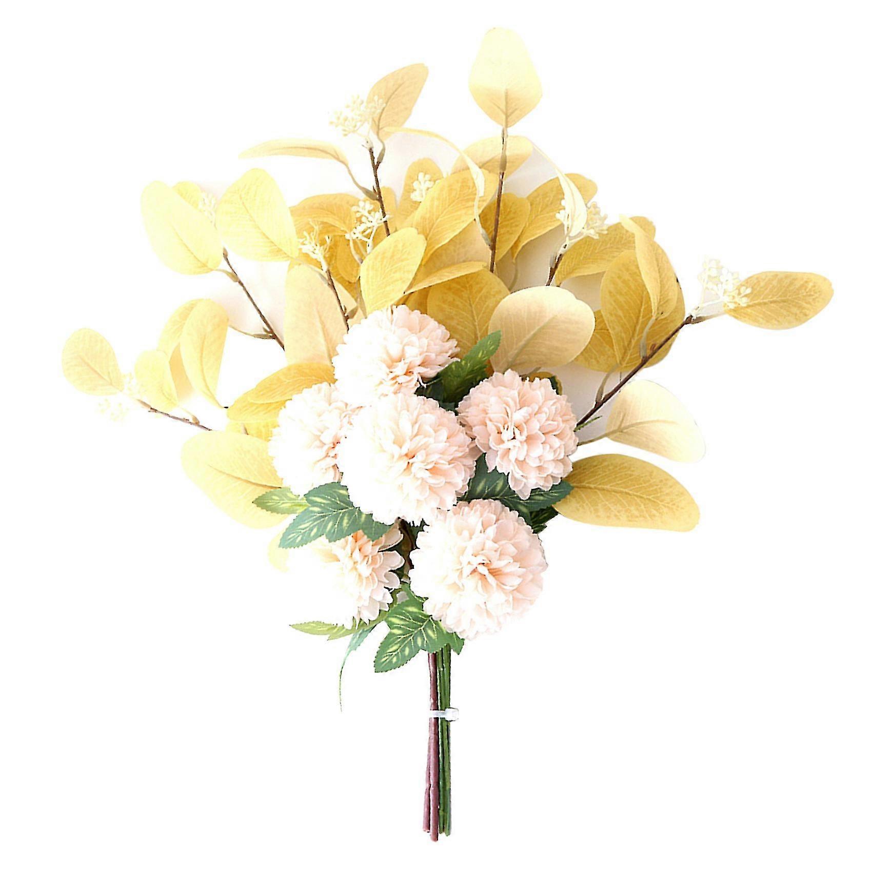 Künstlicher Anemonen-blumenstrauß Für Brautpartys, Künstliche Blumen, Kunstball-chrysanthemen-blumenstrauß