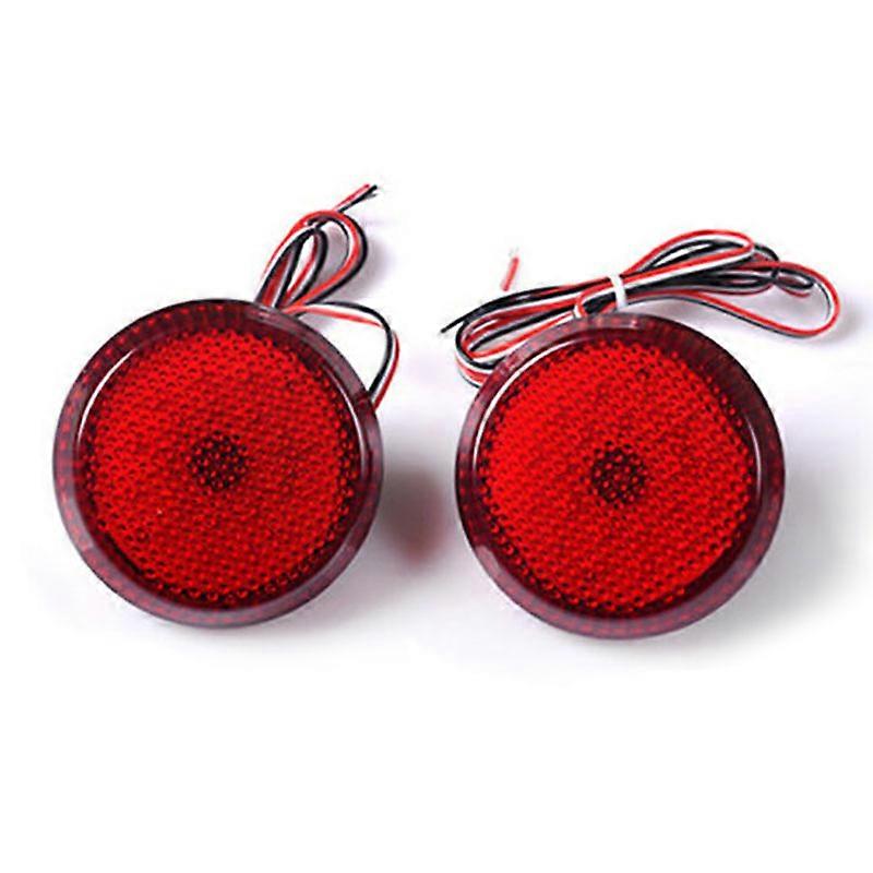 Auto Schwanz Hinten Stoßstange Reflektor Lampe Runde Für Nissan/qashqai Für Toyota Sienna/corolla Scion Schwanz Bremse Stop Licht (rot)
