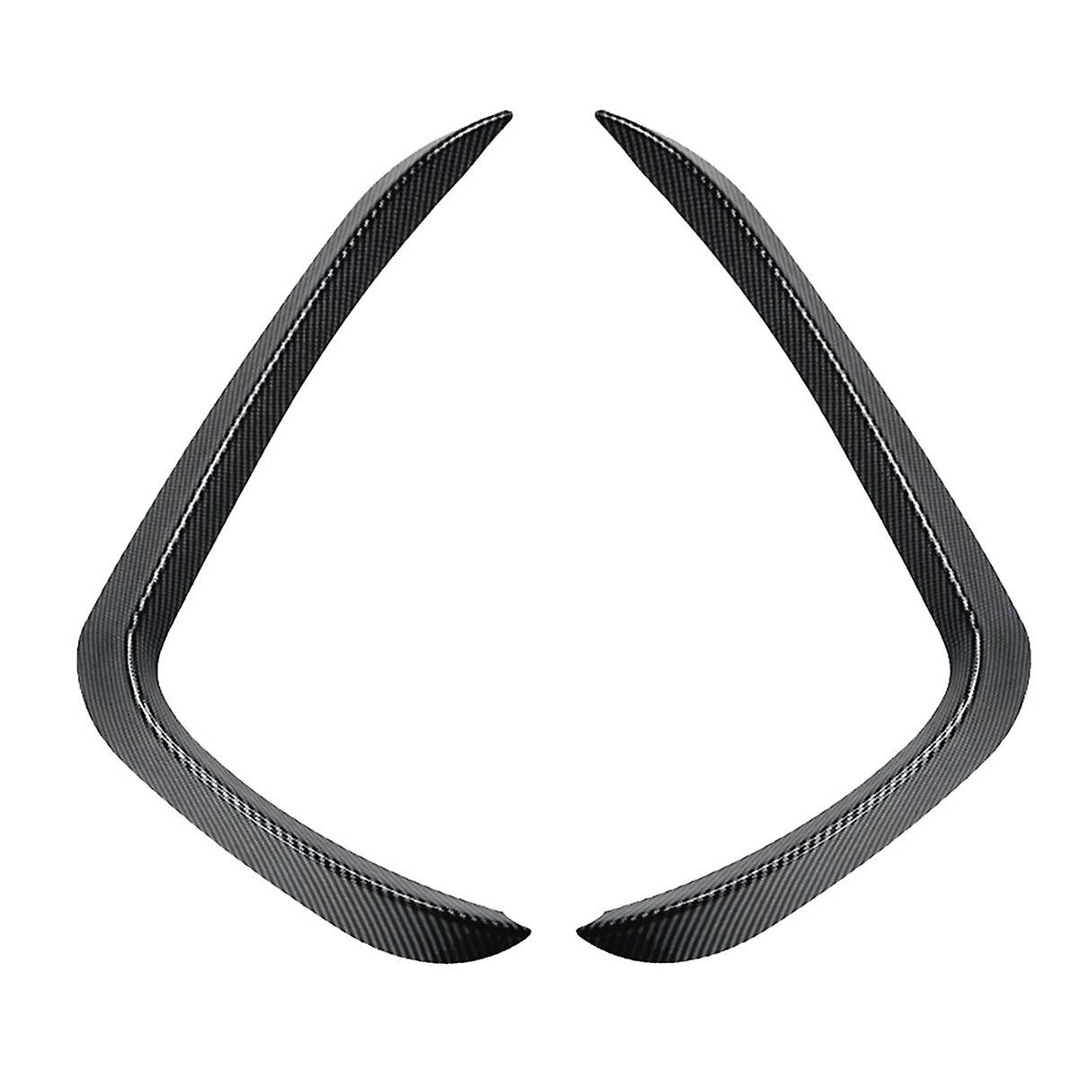 Auto Front Stoßstange Seite Lip Spoiler Nebel Lichter Rahmen Abdeckung Für X5 F15 2014-2018 Body Kit Splitter (carb