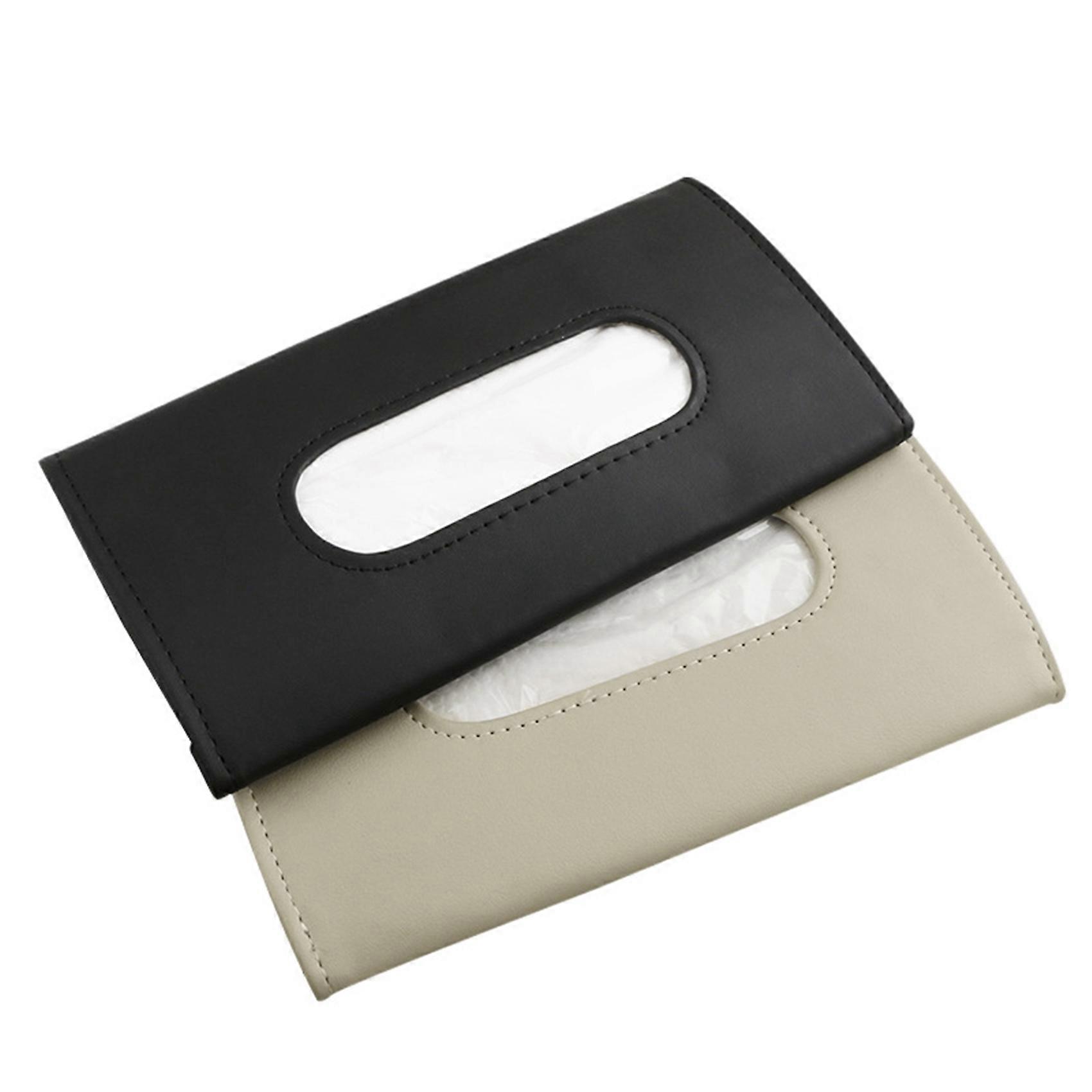 2pcs Auto Tissue Halter Visier Tissue Box Halter Auto Innen Lagerung Maske Lagerung Box Dekoration (bl