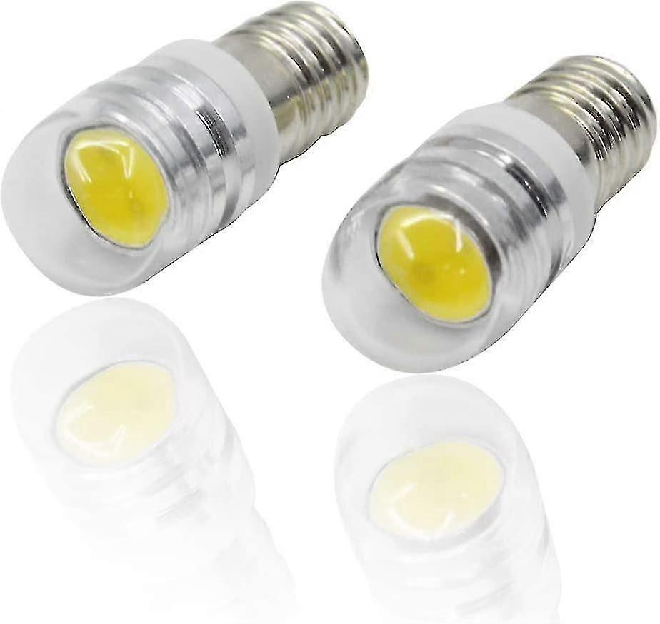 4 Stück 1,5 W Cob-led-glühbirne, E10-sockel 12 V, Upgrade-glühbirnenersatz, Warmweiß 3000 K