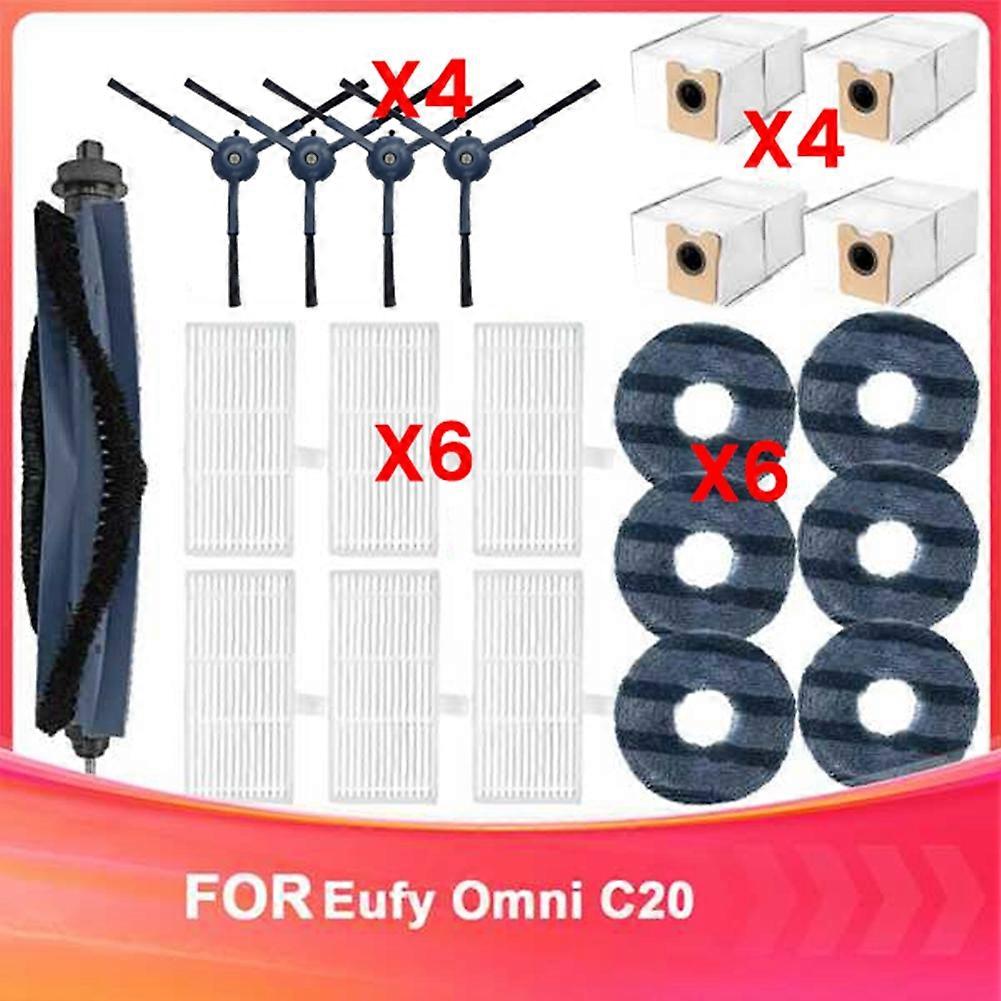 Für Omni C20 Staubsauger Zubehör Ersatzteile Hauptbürste Seitenbürste Hepa-filter Mopp Tuch Staub