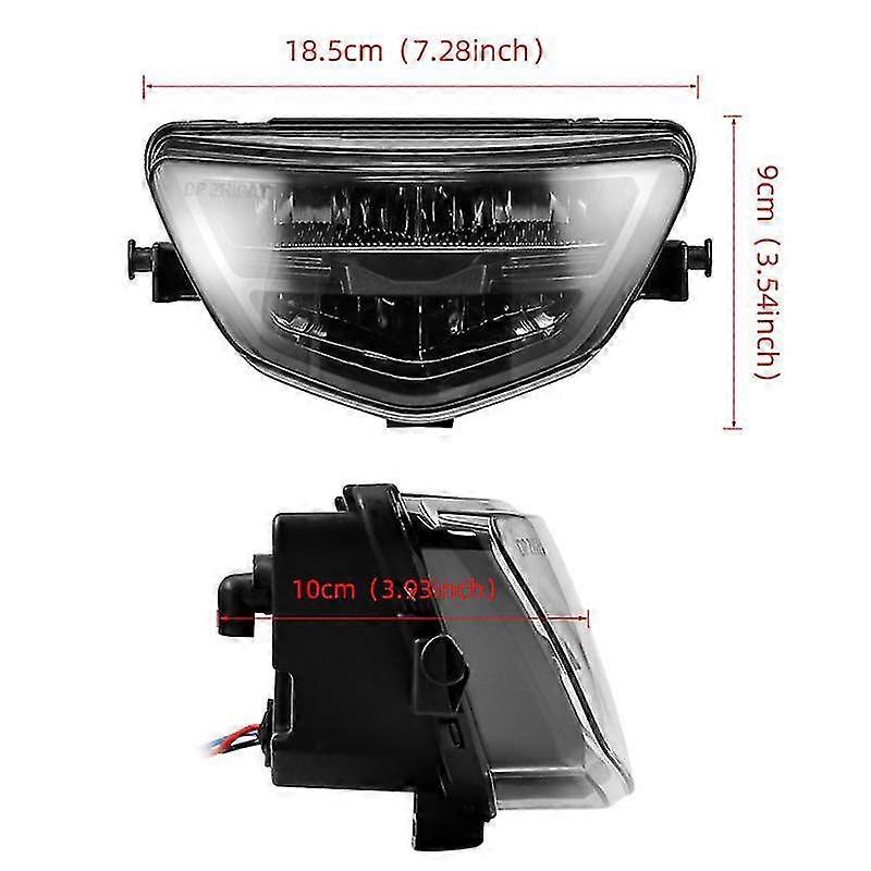 Fing Cycle-abdeckung Für Y125zr Y125 Zr Motorrad-led-maske 12 V 35