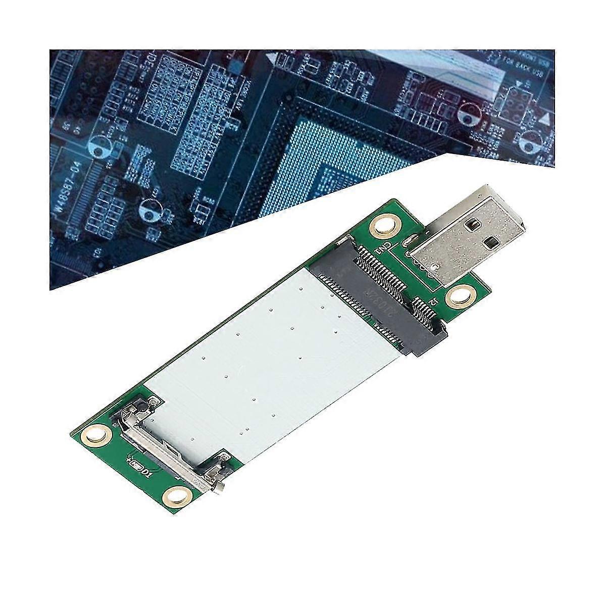 Mini-pci-e-zu-usb2.0-sim-adapter Mit Wwan/lte-modulsteckplatz, Unterstützt 3g/4g 6pin/8pin Sim-karte