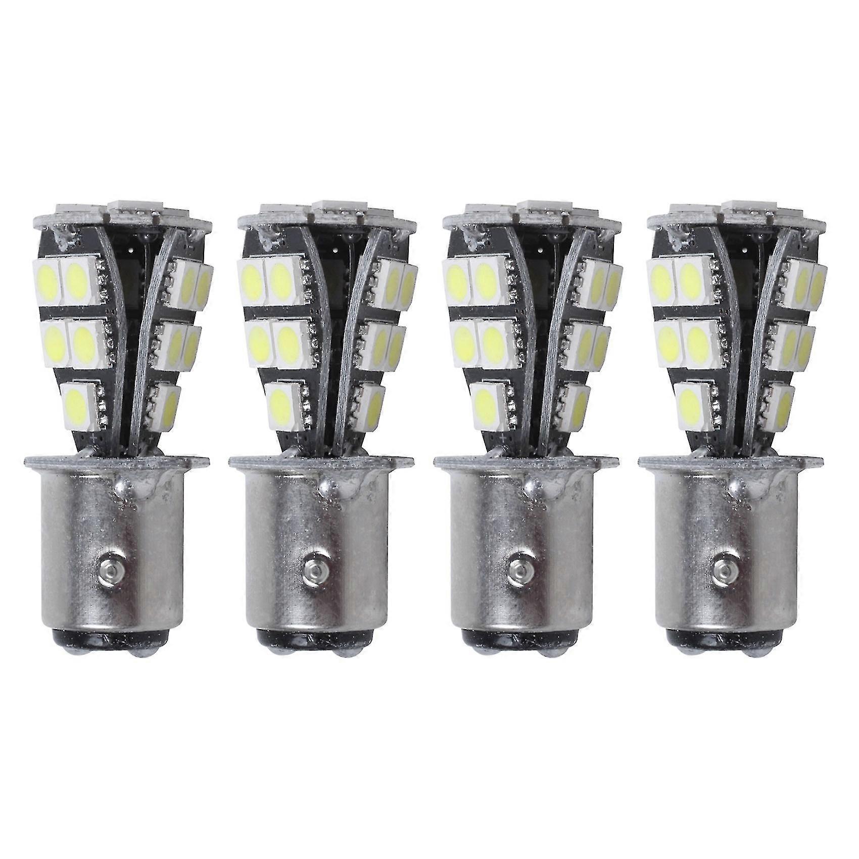 4x 1157 P21w Bay15d 5050 18 Smd Led Queue Frein Stop Ampulle Blanc