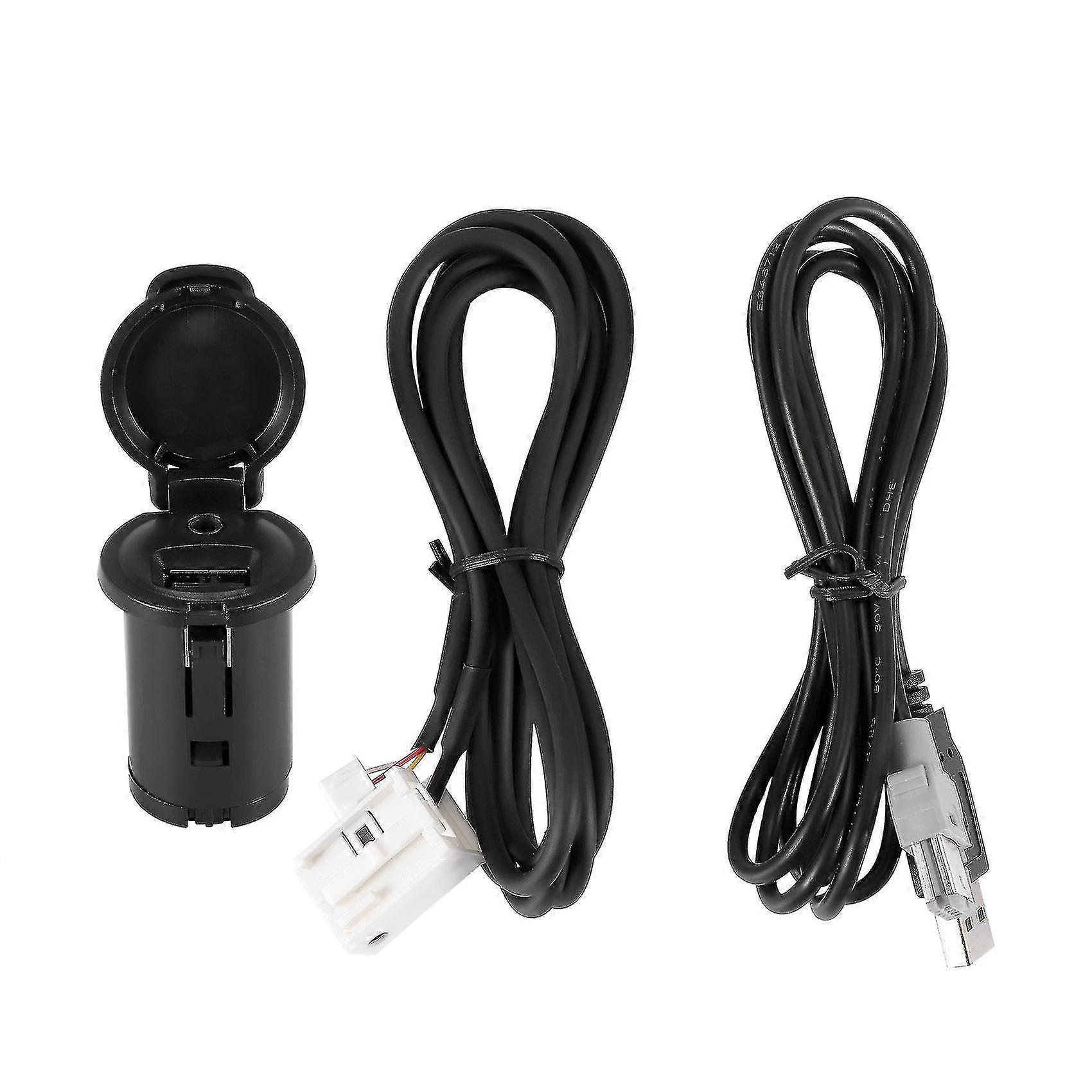 Auto-stereo-stecker, Usb-aux-kabel-set, Kompatibel Mit Peugeot 206 207 307 308 407 408 508 607, Kompatibel Mit Citroen C3, C4, C5, C6, Kompatibel Mit Rd43, Rd45