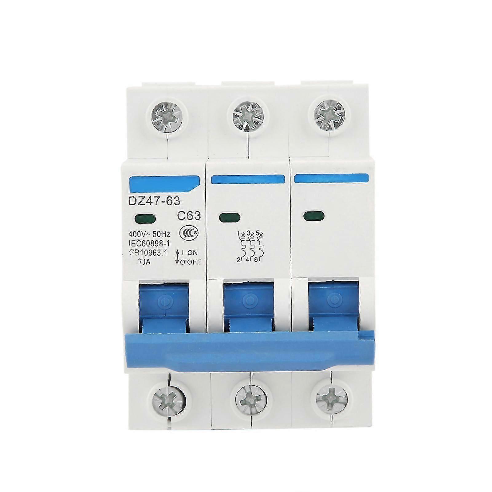Dz4763 3-poliger 63a Rccb-fehlerstromschutzschalter 220/380 V