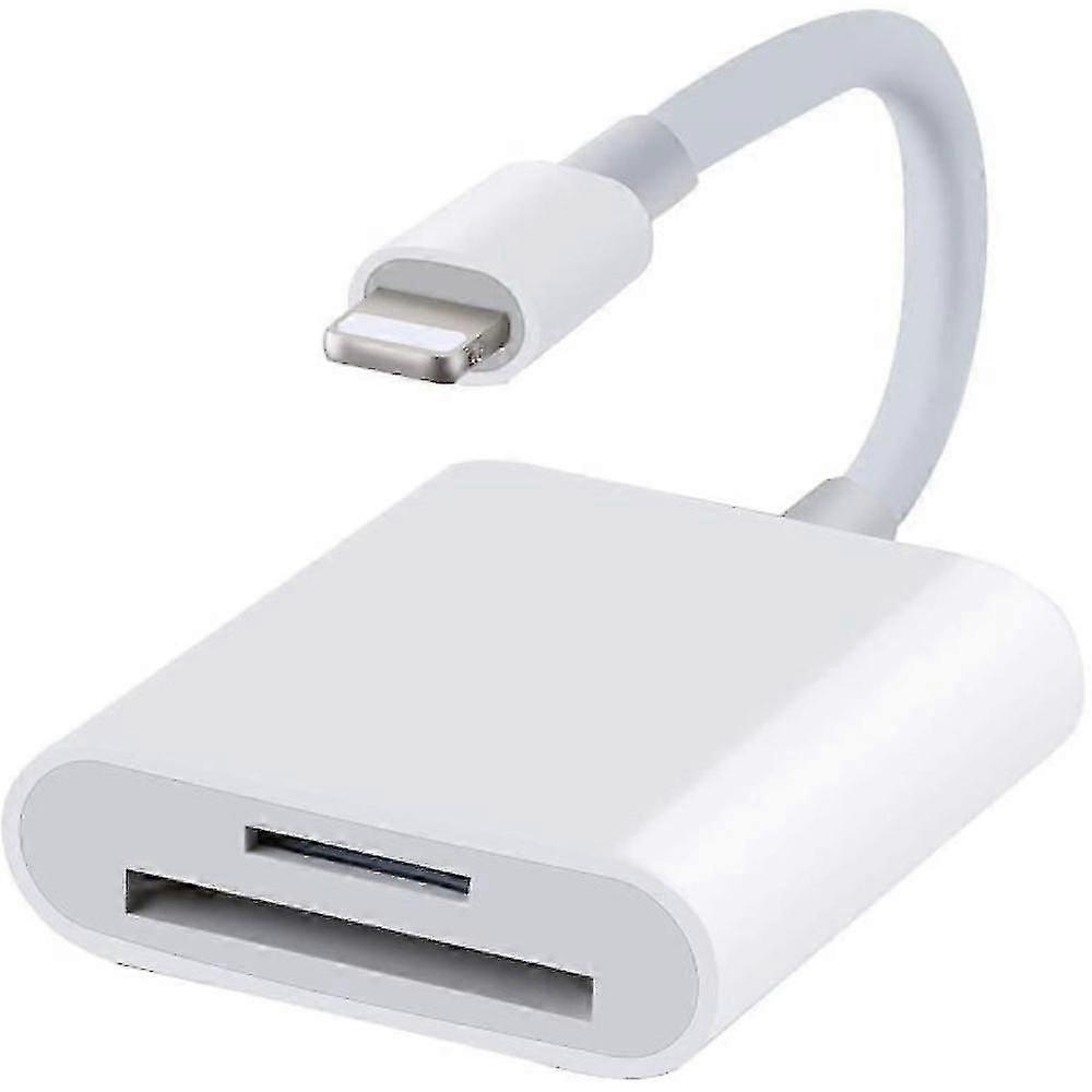 Sd/tf-kartenleser Mit Zwei Steckplätzen Und Lightning-anschluss – 2-in-1-speicherkartenadapter, Plug-and-play