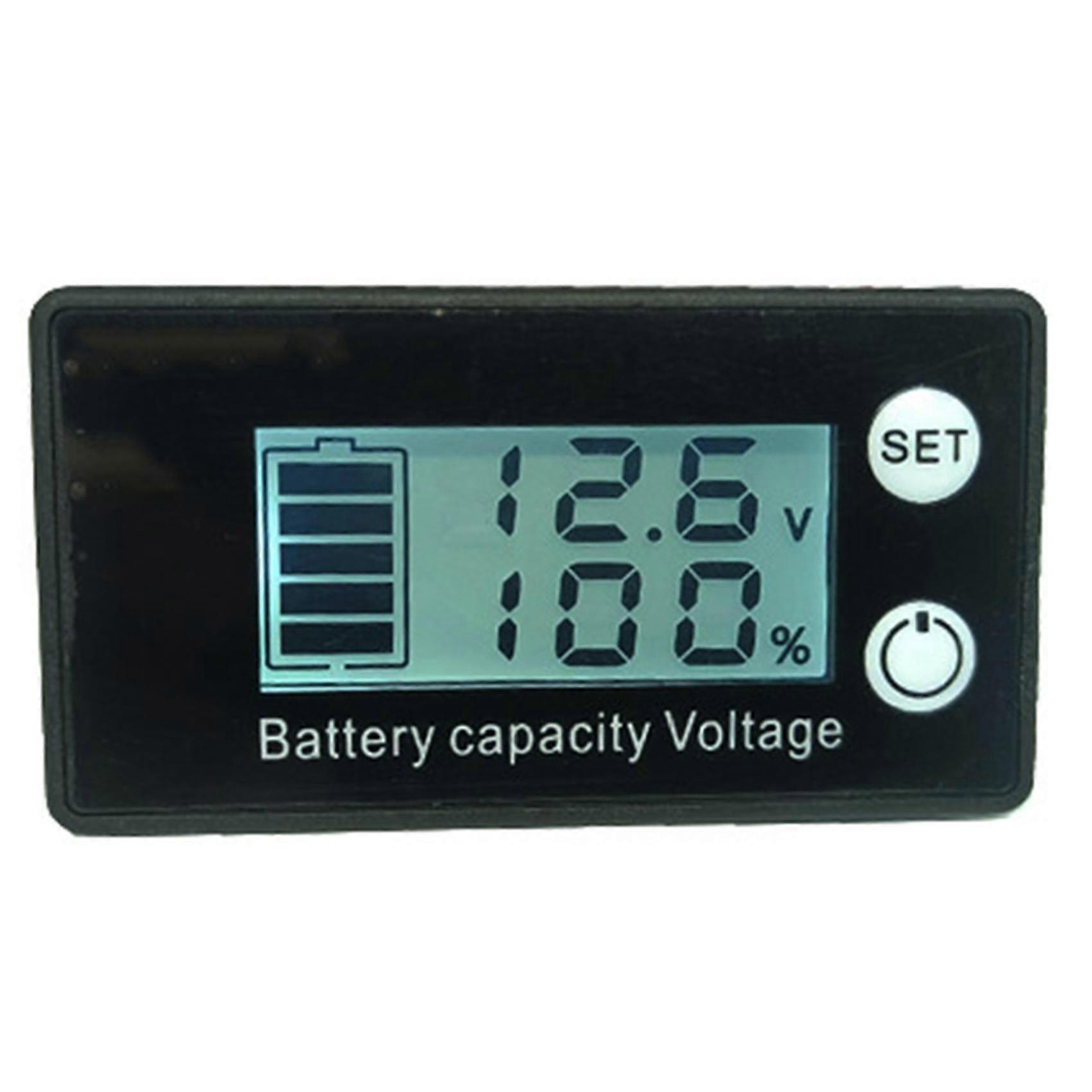 Batteriekapazitätsanzeige Dc 7-68 V Blei-säure-lithium-auto-motorrad-voltmeter-messgerät Spannungsanzeige (w