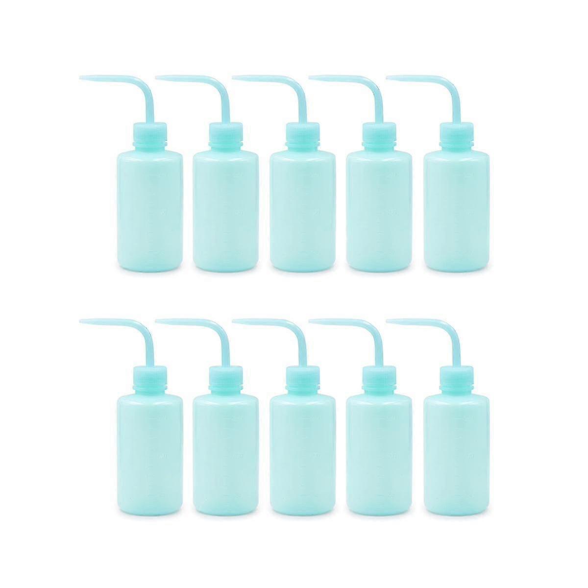 10 Stück 250 Ml Wash Narrow Mouth Squeeze Lab No Spill Bend Mouth Ing-dosen