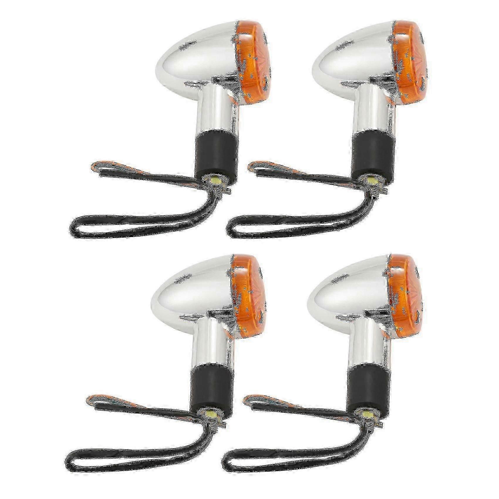 4x Blinker Vorne Hinten Für Honda Kawasaki Motorräder