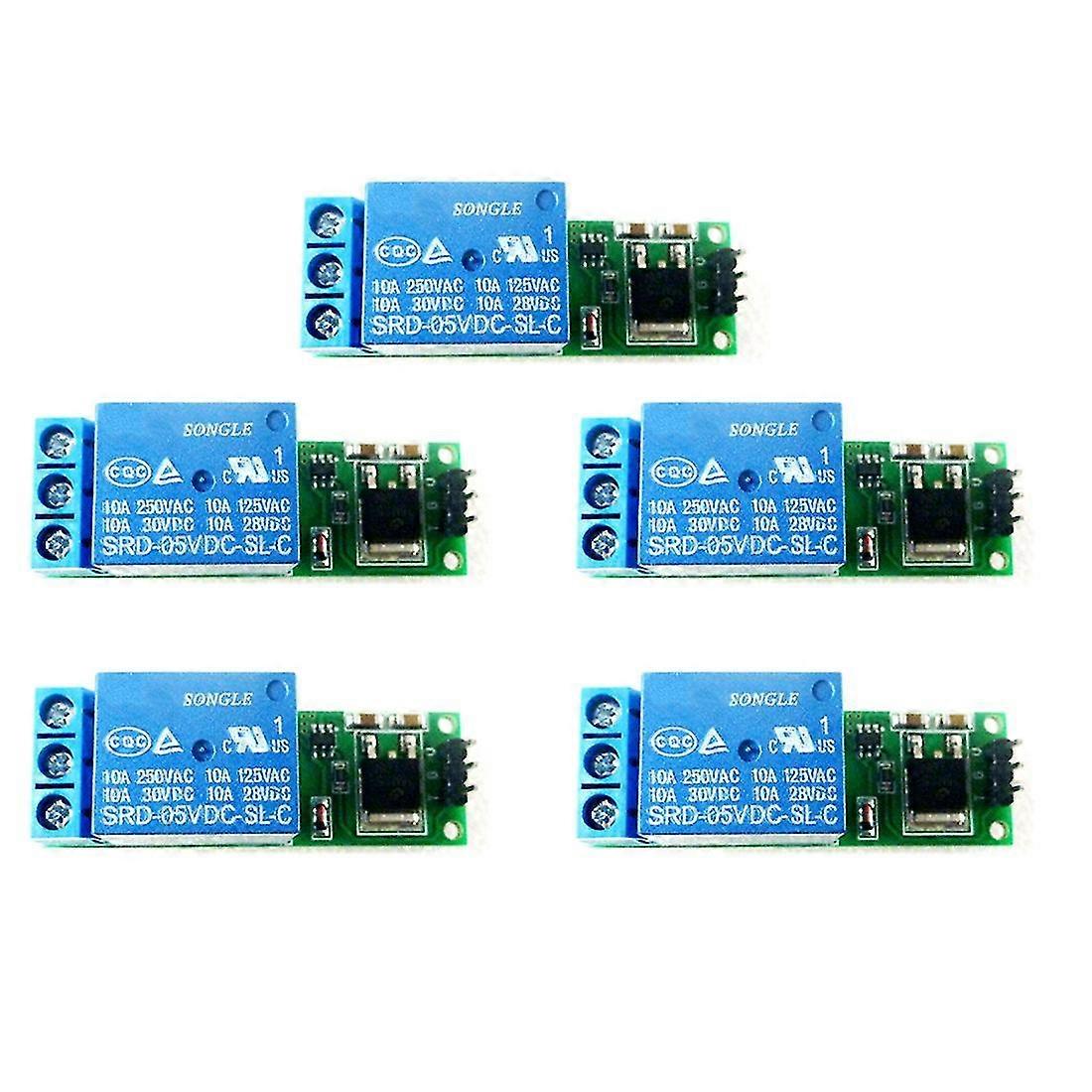 5 Stück 6–24 V Flip-flop-latch-relais, Bistabil, Low-pulse-modul