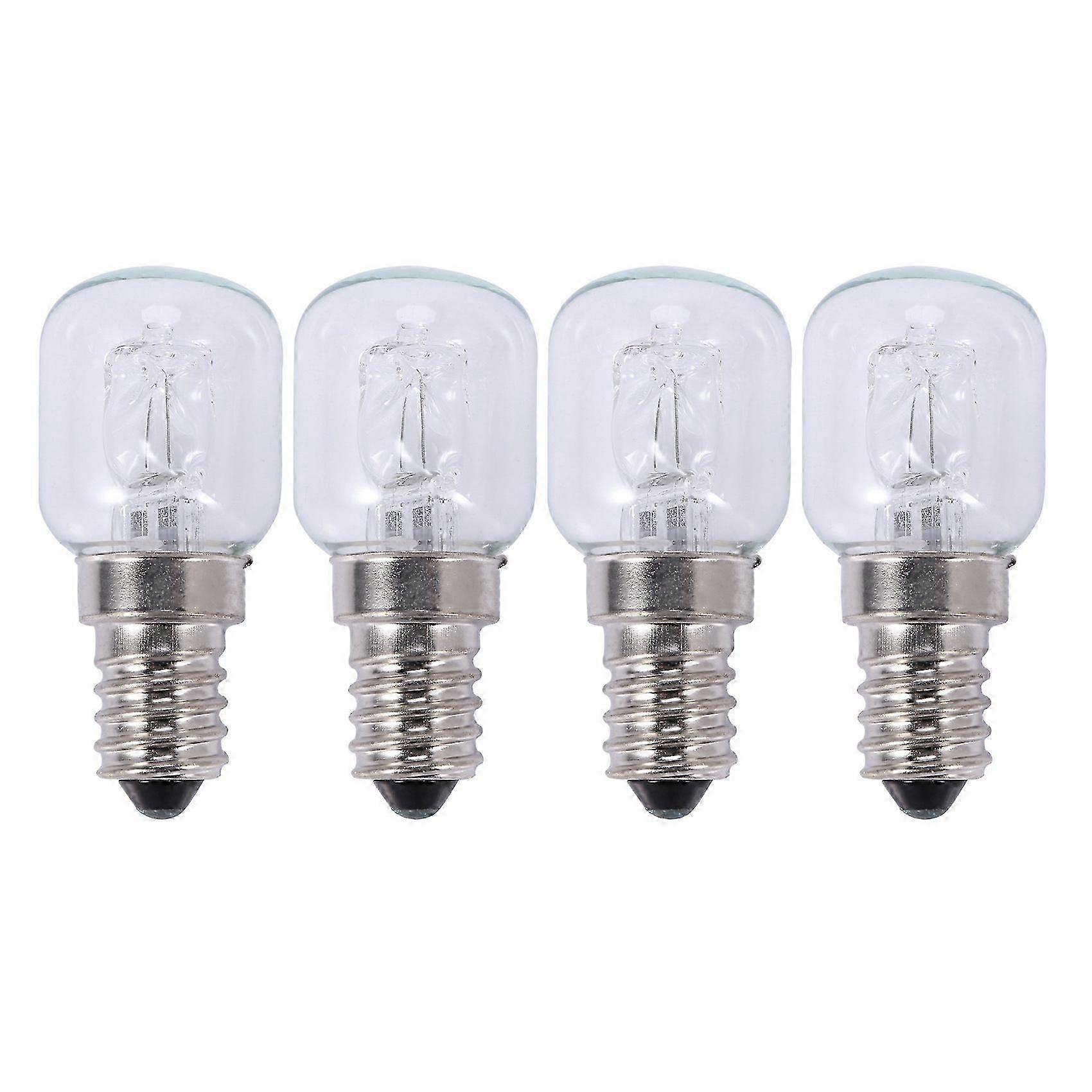 4 X E14 Hochtemperatur-glühbirne, 500 Grad, 25 W, Halogen-bubble-ofen-glühbirne, E14 250 V, 25 W, Quarz-glühbirne