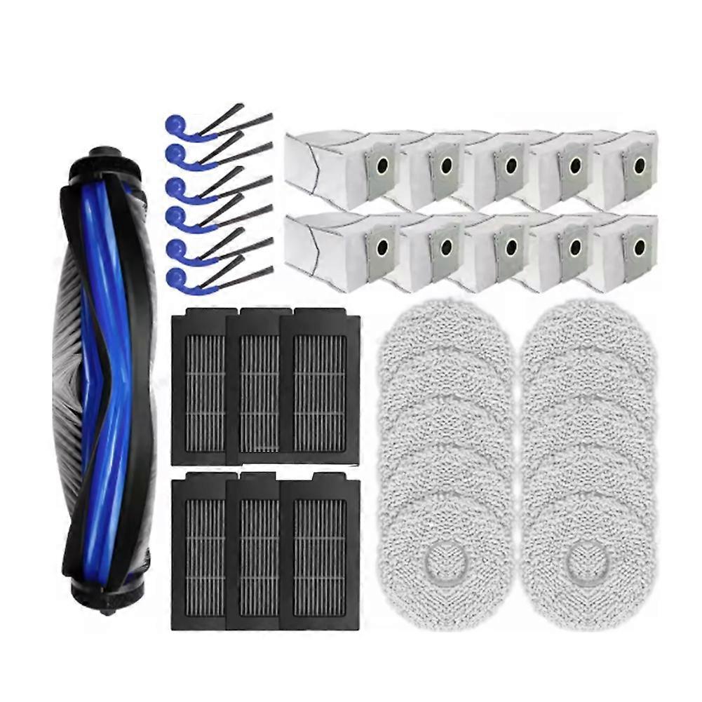 33 Ersatzteile Für Ecovacs Deebot T30c Omni Und T30c Pro Omni Staubsauger: Hauptbürste, Reinigungstücher, Staubbeutel Und Seitenbürsten.