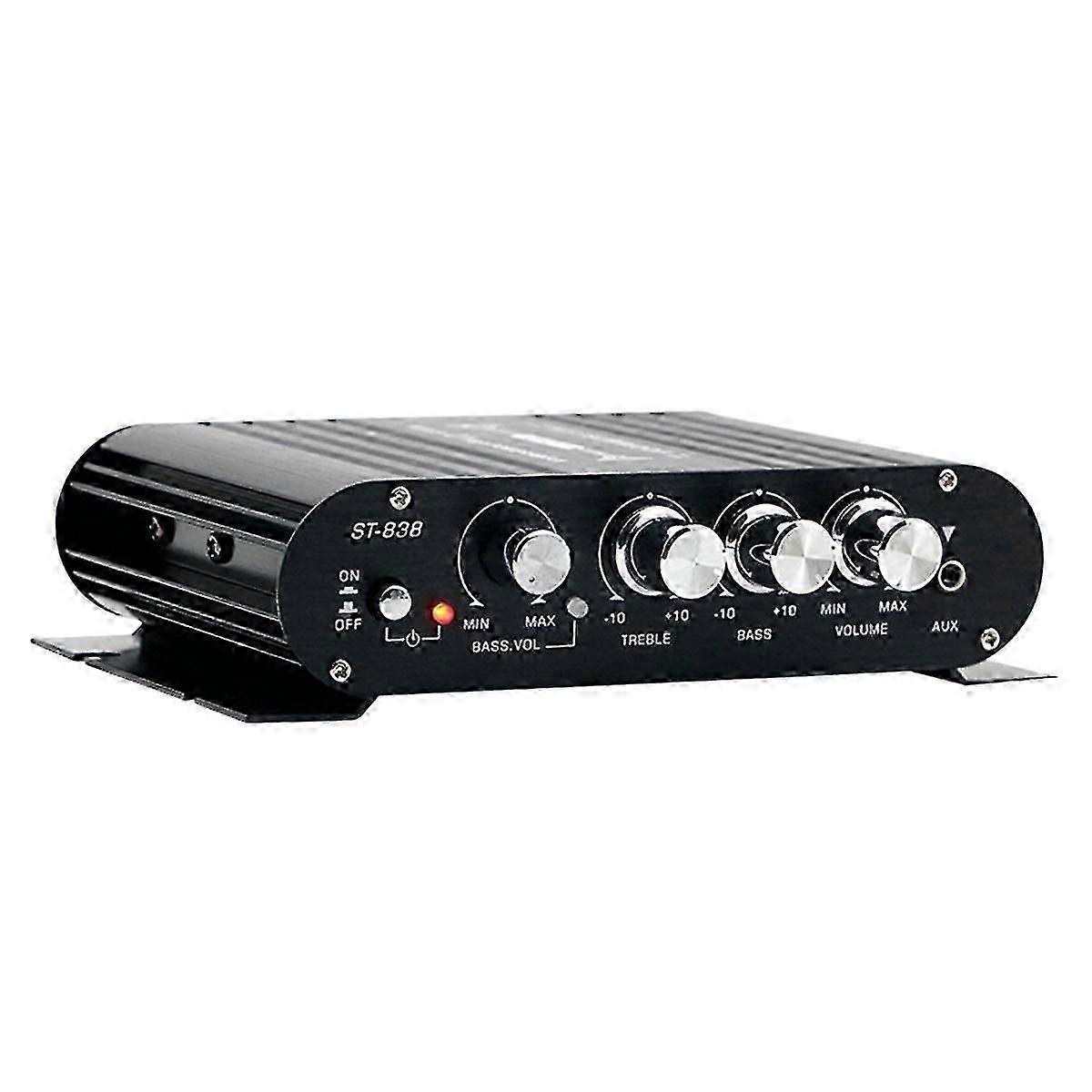 St-838 Hifi-verstärker, 2.1-kanal-auto-mp3-mini-verstärker, Hilfseingang, Hohe Und Niedrige Basseinstellung, Super Niedrig
