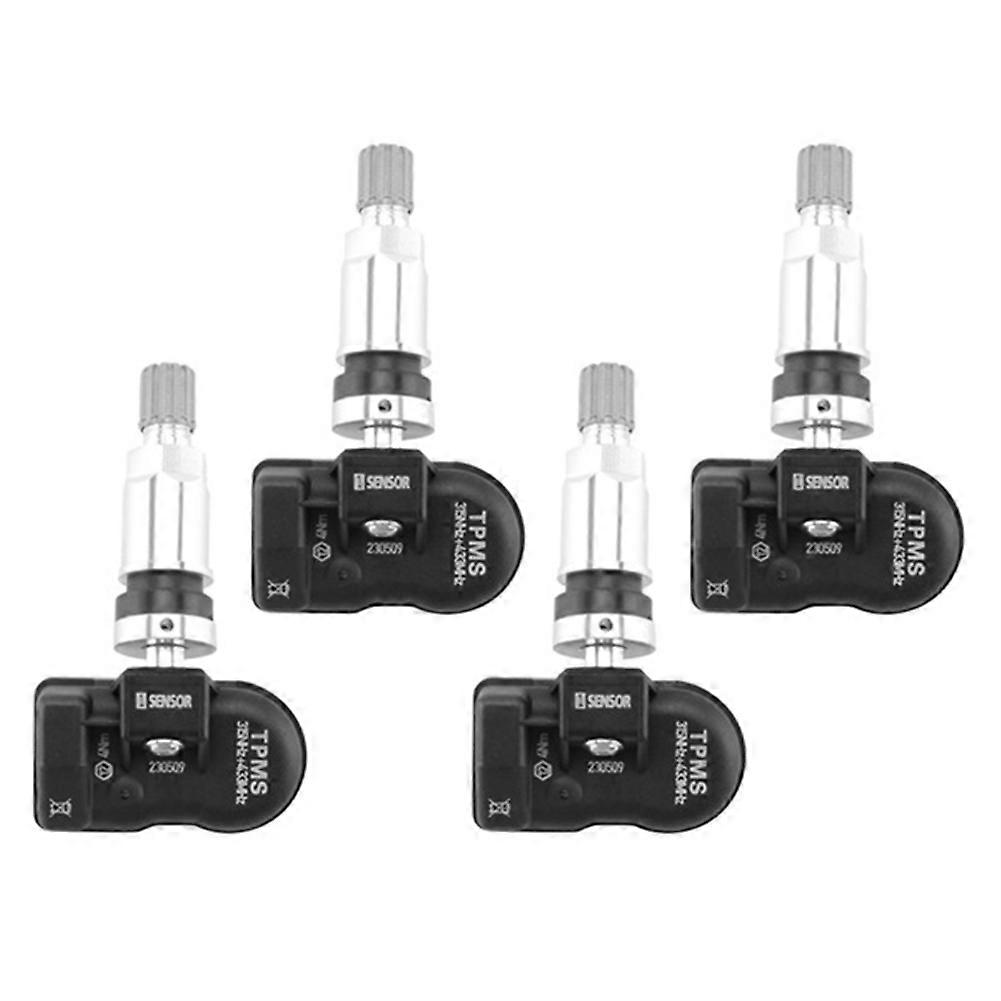 4-teiliger Tpms-sensor 433 Mhz 315 Mhz Universalsensor 2-in-1 Programmierbarer Reifen-tpms-sensor Für Das Reifendruckkontrollsystem