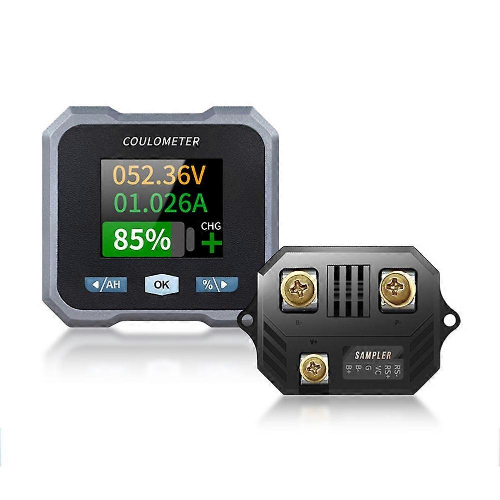 Bl105f Coulomb-messgerät Dc10-100v 0-50a Wasserdichtes Batteriemessgerät Und Voltmeter Für Elektrische Zweiräder,a