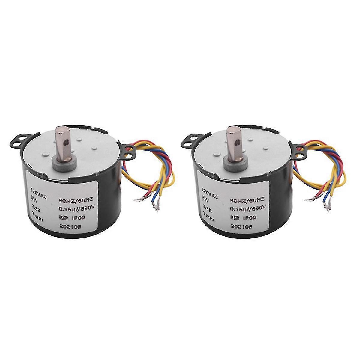 2 Stück 50 Ktyz Permanentmagnet-synchronmotor Ac220v 10 W 0,5 A 2,5 U/min Ac-reduktionsmotor C-motor