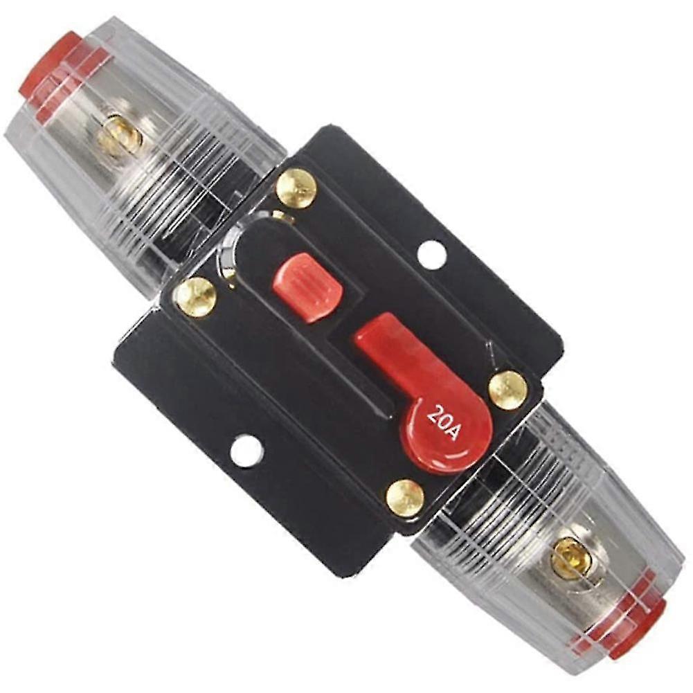 Dc 12v 20a Autoschutz Audio Inline-leistungsschalter Sicherungshalter (12v 20a)