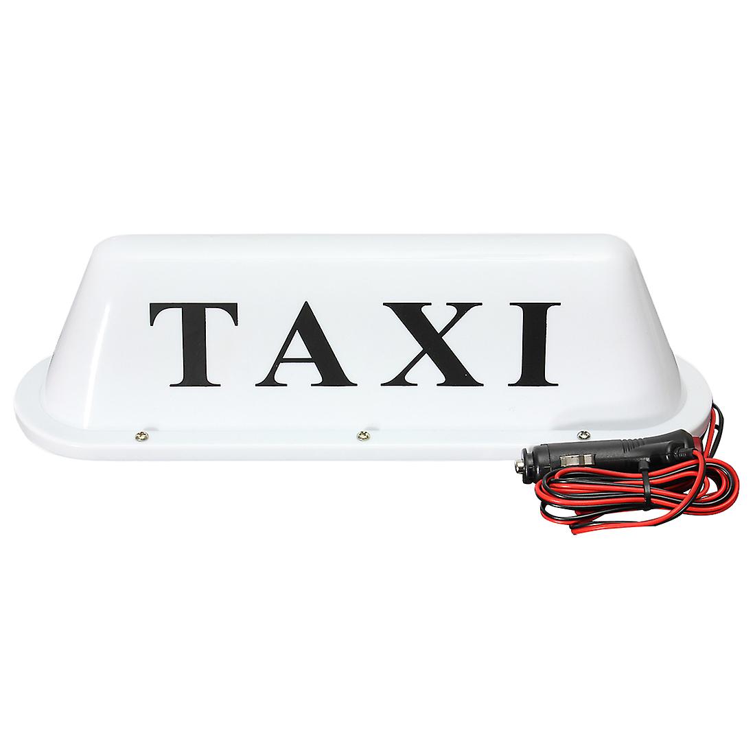 Weißes Wasserdichtes Taxi-magnetsockel-dachoberseite-auto-kabinen-led-zeichen-licht-lampe 12v Pvc