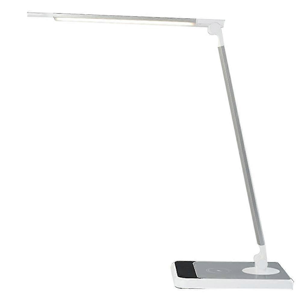 Led-schreibtischlampe, 72 Glühbirnen, 3 Farben, Handfeger, Kabelloses Aufladen, Touch-rotation, Augenschutz Mit Timer