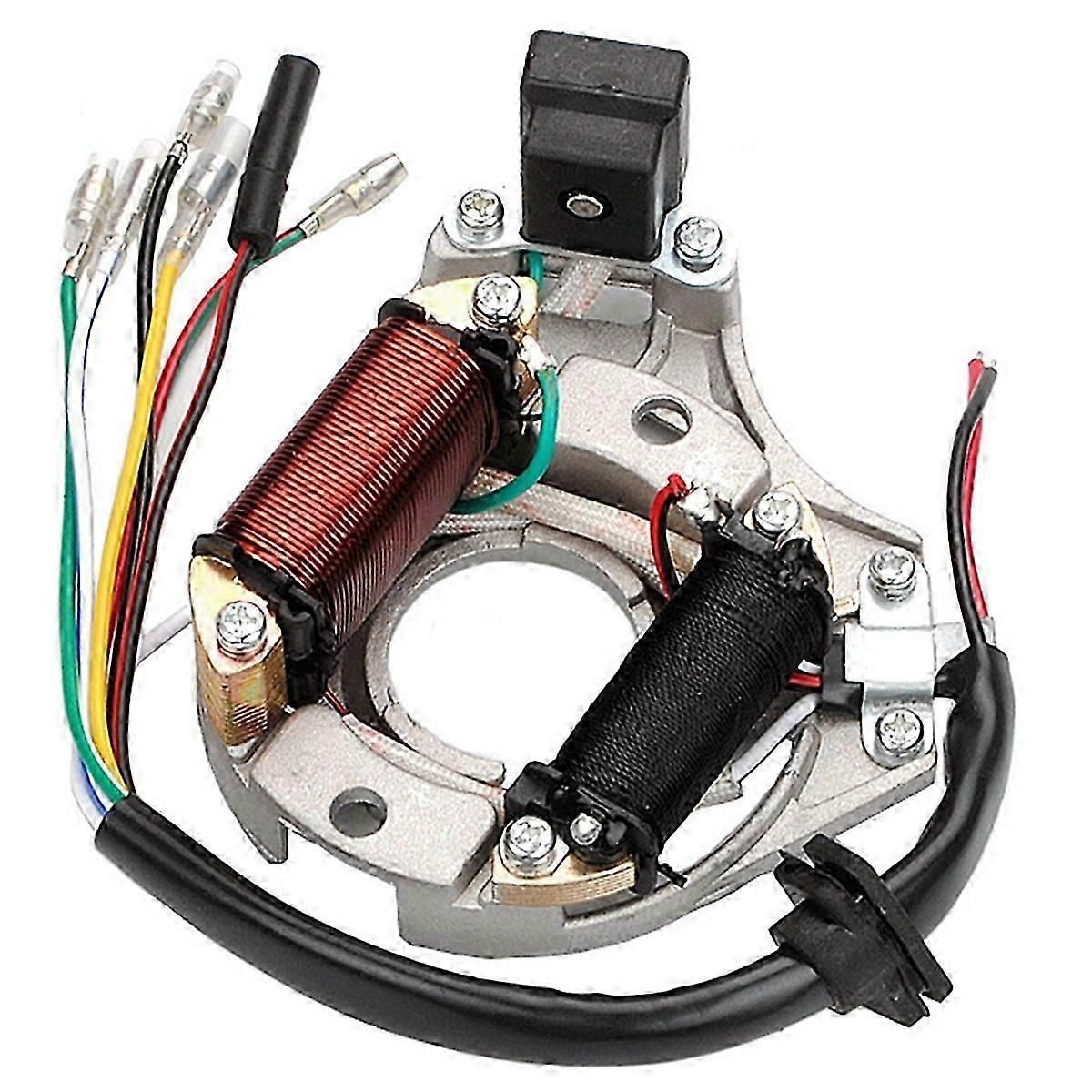 Ac-stator, 2 Spulen-zündmagnetplatte Für 50 Cc, 70 Cc, 90 Cc, 110 Cc, 125 Cc, Sunl Atv, Vierrad-cdi