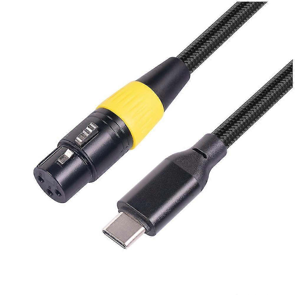 Usb-c-auf-xlr-fe-kabel, Typ-c-auf-o-datenkabel Für Computer, Xlr-fe-mikroph, 3-polig, 2