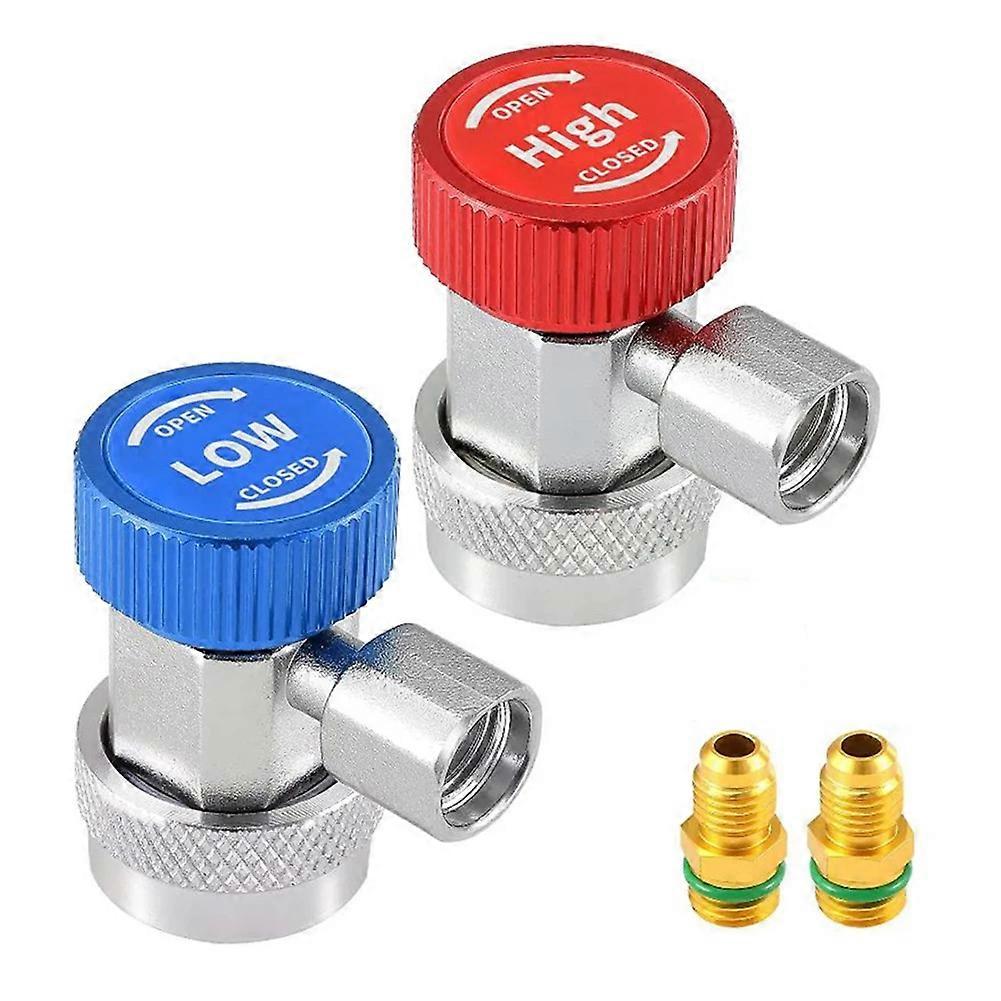 R134a H/l Auto-schnellkupplung, Messing-adapter Für Klimaanlage, Verstellbares Kältemittel-manometer.