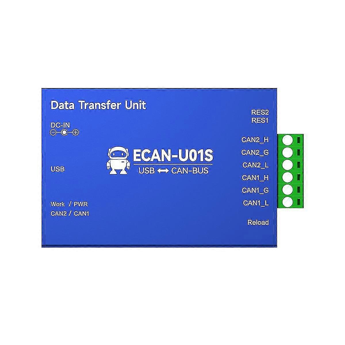 Can-zu-usb-konverter, Can2.0-bus-debugger, Can-bus-analysator, Bidirektionales 2-wege-tragbares Transceiver-relais