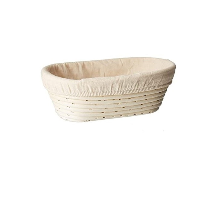 Teiggärkorb Aus Rattan, Oval, 32 Cm