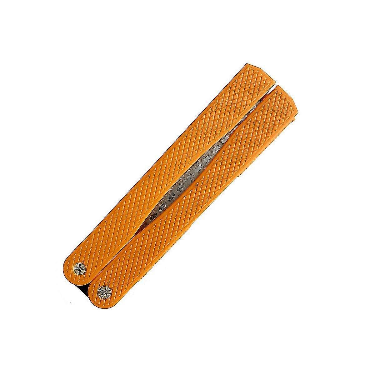 Faltbares Taschen-ener-set, 2-teilig, Ener 400 600 Doppelseitiges Messer, Grau