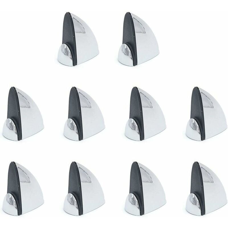 10er-pack Glasklemmen Für Holz-/glasregale, Fischmaulförmige Holzhalterung, Verstellbare Klemme 3–16 Mm Dicke, Verchromte Zinklegierung-oberfläche –