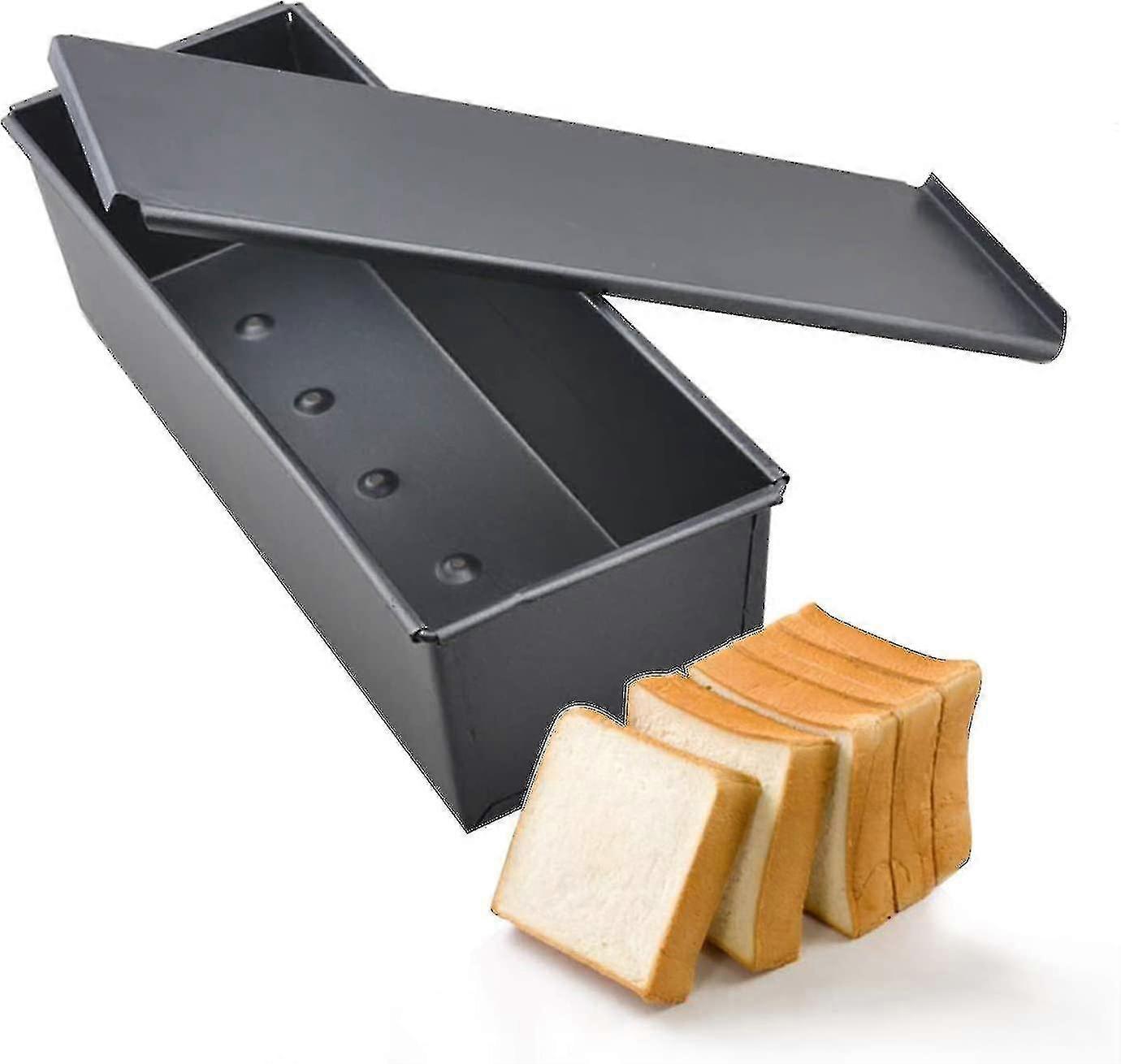 Kastenform Mit Deckel/backform, Kuchen-toast-kastenform/antihaft-toastbox Mit Deckel, 12 X 4 X 3 Zoll Hk