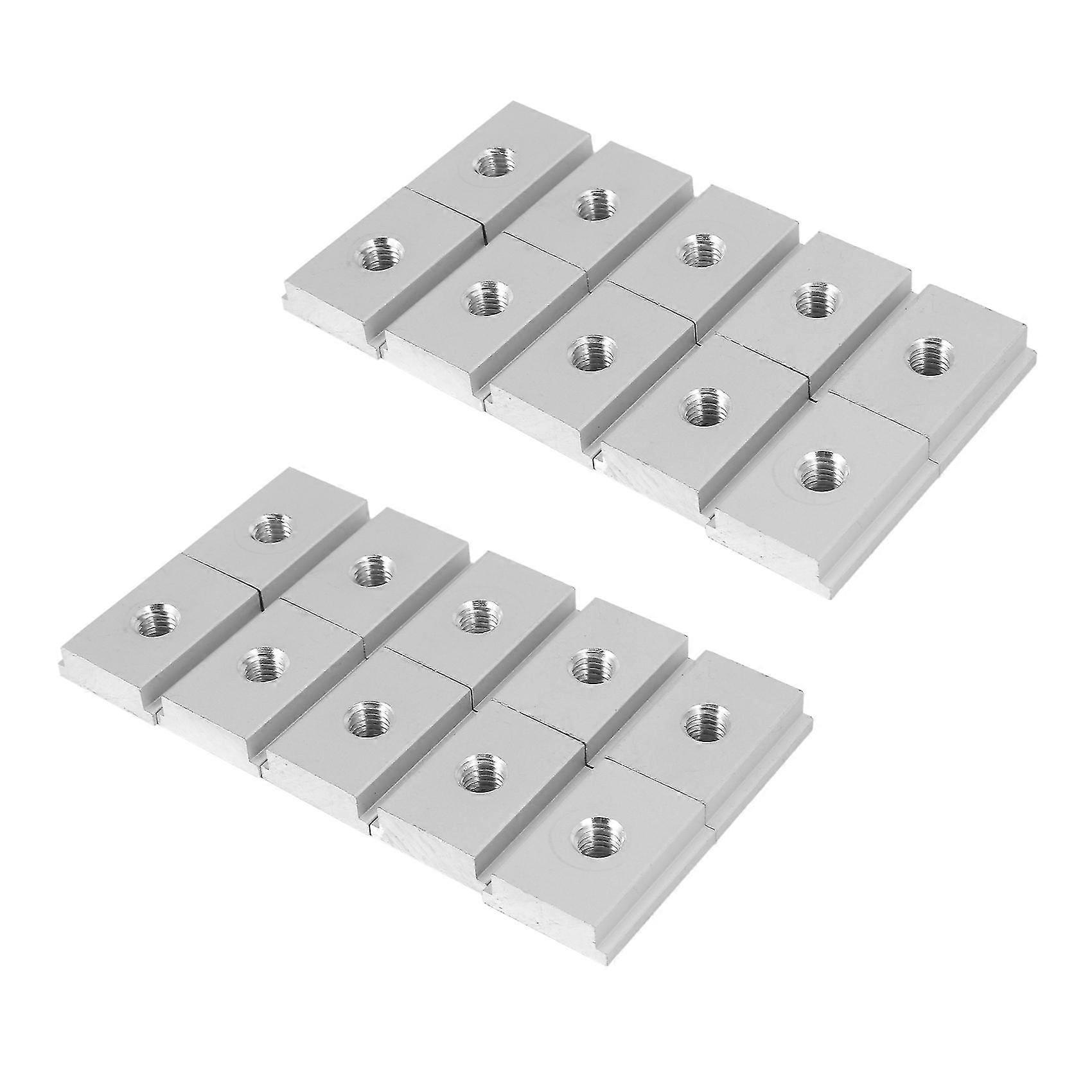 M8 T-track Slider Gleitmutter Aluminiumlegierung T-nutenstein Für Holzbearbeitungswerkzeugvorrichtungen Schraubenschlitzbefestigung