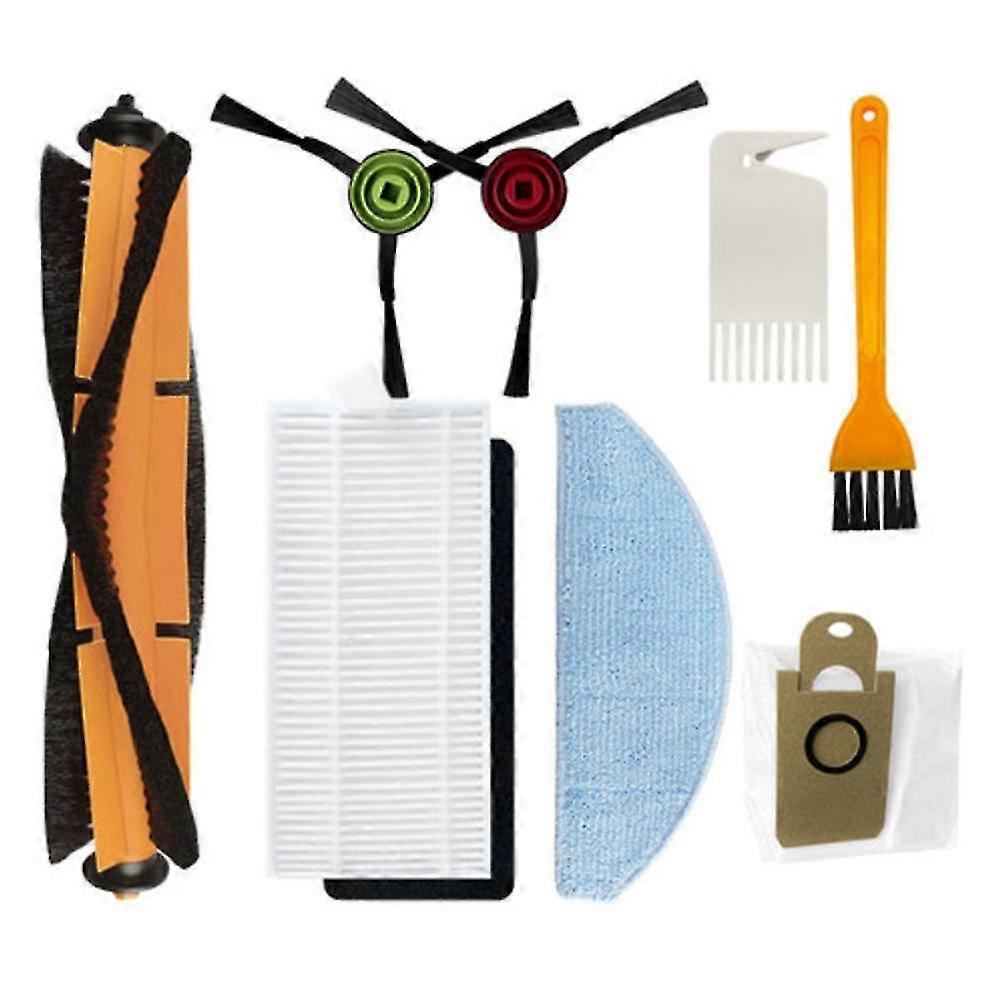8 Stück Ersatz-hauptseitenbürste Für G2-staubsauger, Hepa-filter, Mopptuch D