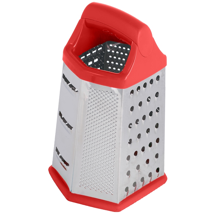 Vanora Home 6-seitige Reibe, 14 X 12 X 23 Cm, Rot