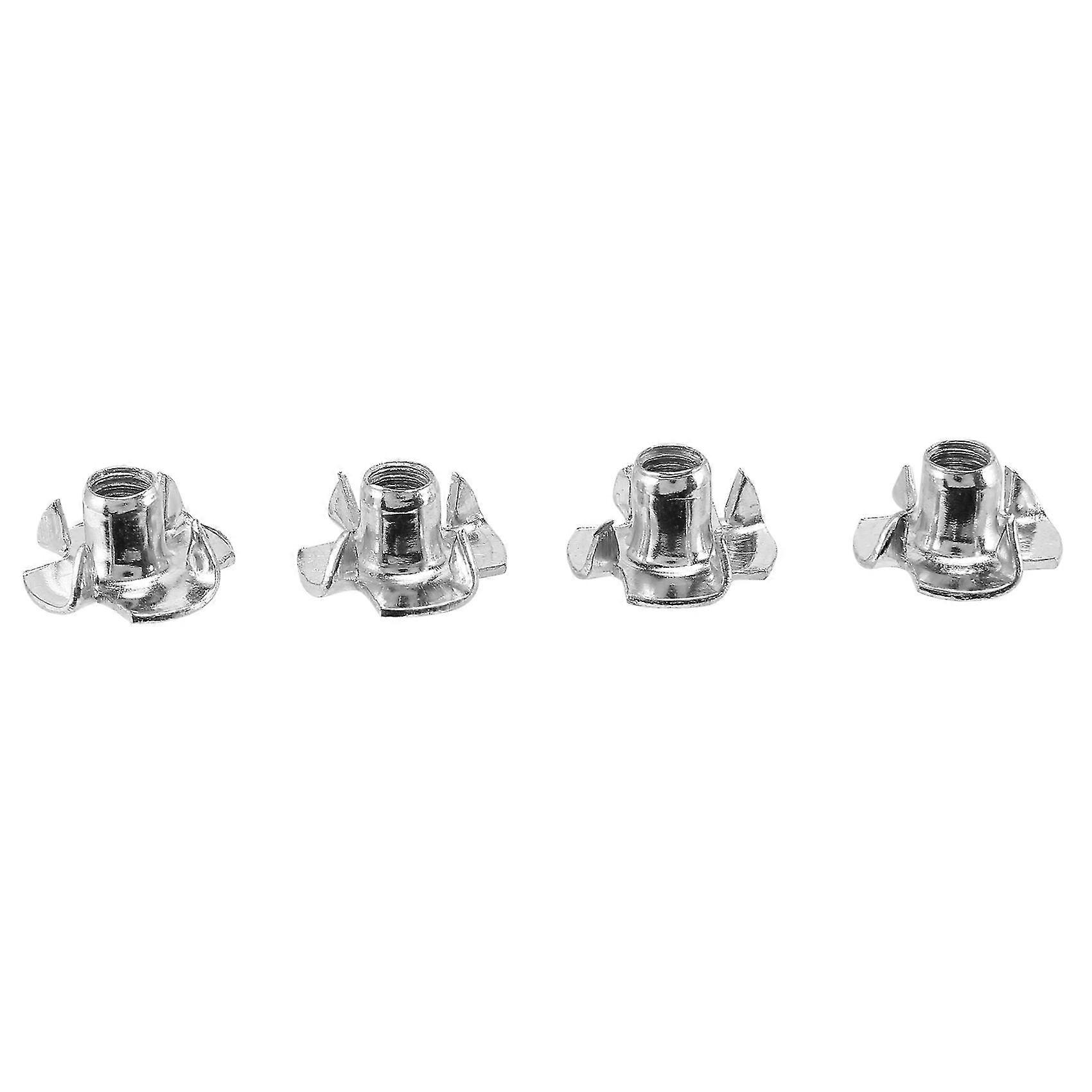 Vierzackiges, Sortiertes Muttern-set, Metallbeschichtung Für Die Möbelholzverarbeitung (m5 100 Stück)