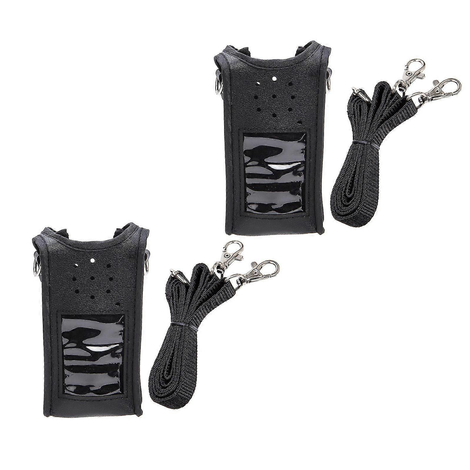2 Stück Für Uv-9r -a58/9r Plus/uv-9r Era Walkie Talkie Pu-ledertasche