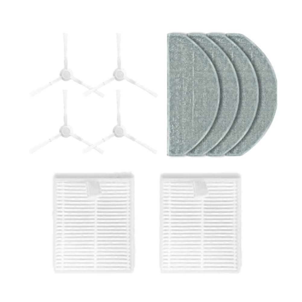 10pcs Ersatzteile Für Roboter Staubsauger E10 E12 B112 Staubsauger Zubehör Seitenbürste Hepa-filter Mopp
