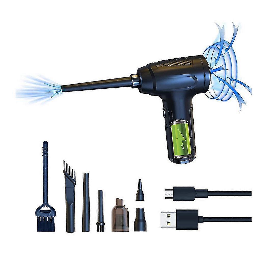 Druckluft-staubsauger, 2-in-1-staubsauger, Tastaturreiniger, 50.000 U/min, 6.000 Mah Generation, Dosen-luftreiniger