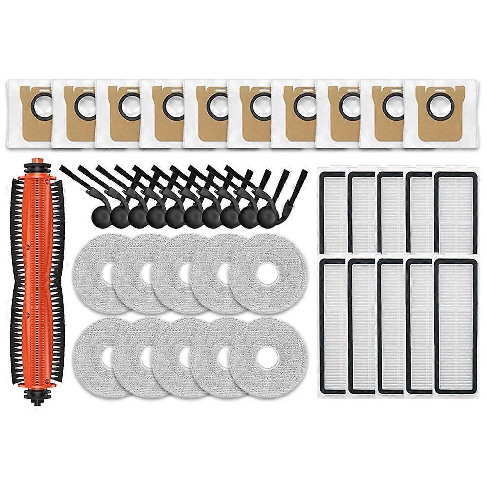 Ersatzteile Für Xiaomi 5 / Ov31gl Und 5 Pro / Ov21gl Roboterstaubsauger: Hauptbürste, Filter Und Reinigungsbeutel.