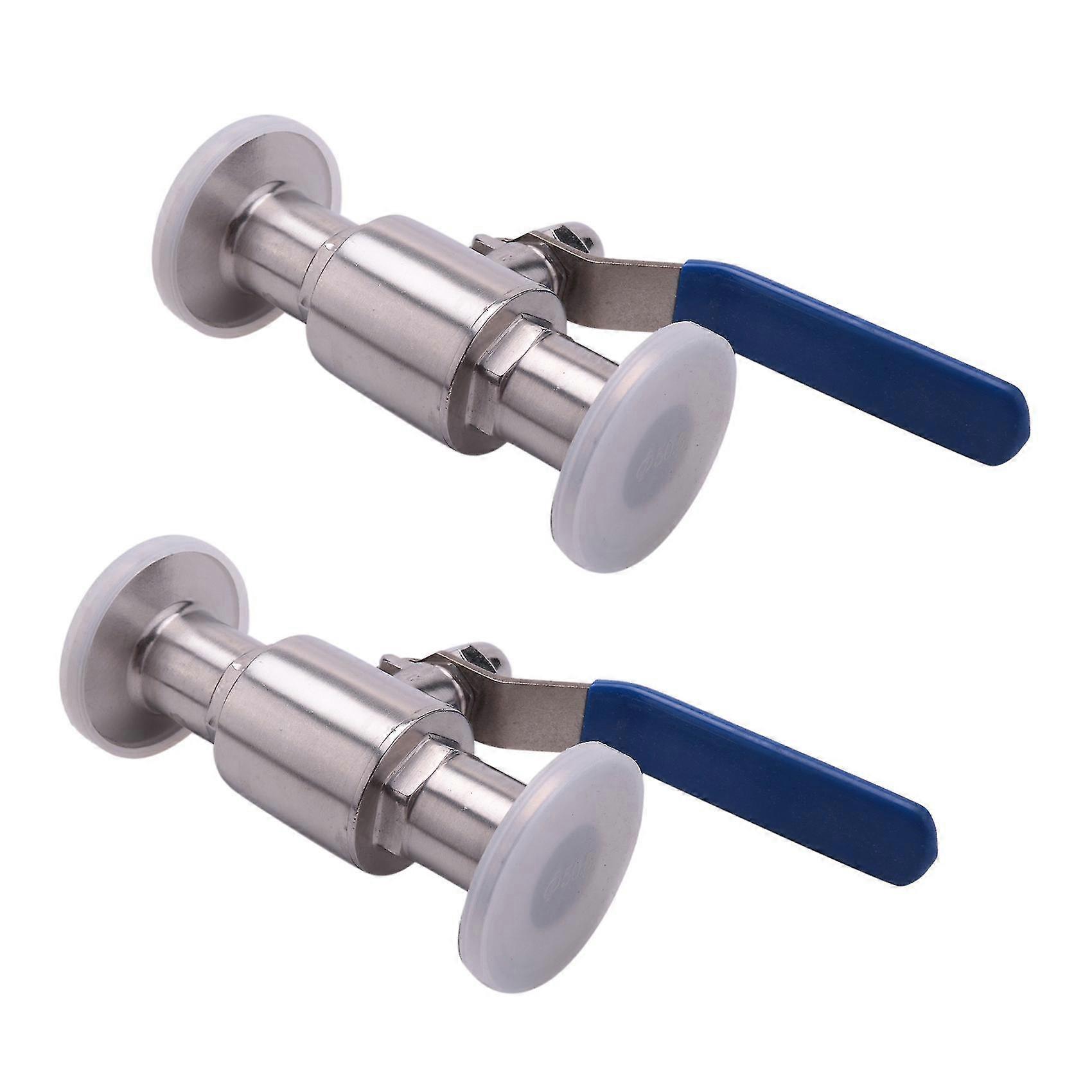 2 X 1 Zoll 25 Mm 304 Edelstahl Sanitär-kugelhahn 1,5 Zoll Tri-clamp-ferrule-typ Für Homebrew