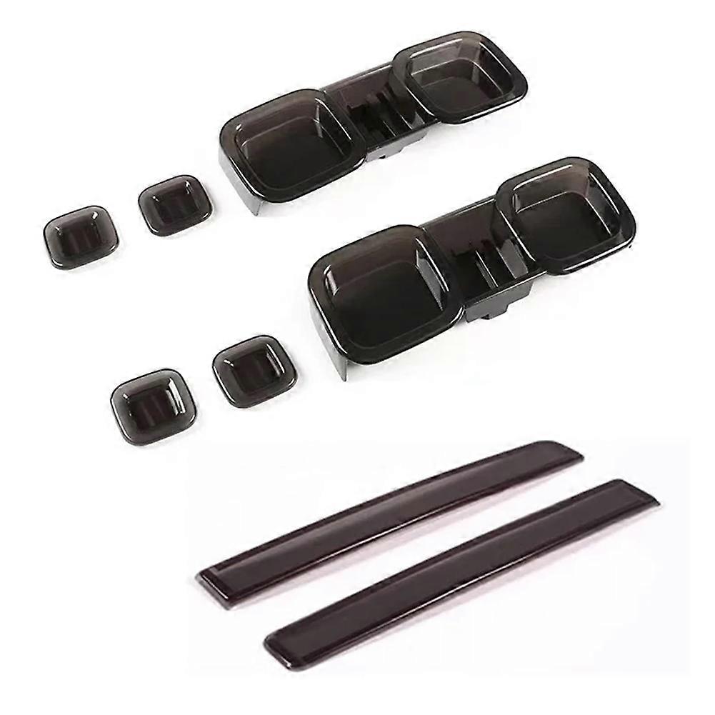 Schwarz Geräucherte Rücklichtabdeckung Für Land Rover Defender 90 110 130 2020–2024