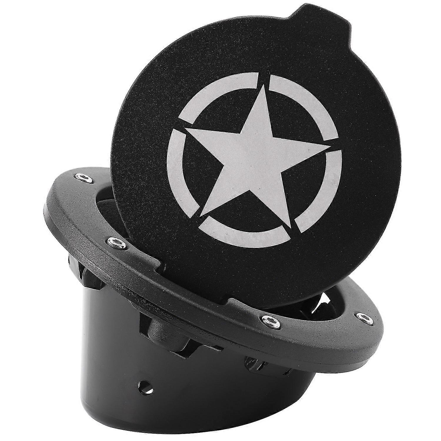 Tankdeckel-abdeckung, Kraftstofftank-abdeckung, 4-türig, 2-türig, Kompatibel Mit Jeep Wrangler Jk 2007–2018 Und Unbegrenztem Autozubehör