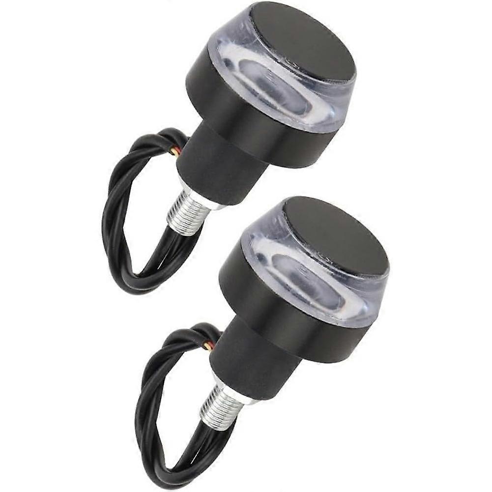 2 X Lenker-blinker, Gelb-weiße Seite Für Markierungslicht-bar-endanzeige Für Atv-elektrofahrzeug-roller