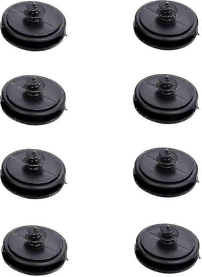 8 Stück Auto-anti-rutsch-matten-schnalle, Universal-auto-matten-clip, Anti-überspringen-automobil-matte, Schwarze Retainer-klemmhalter