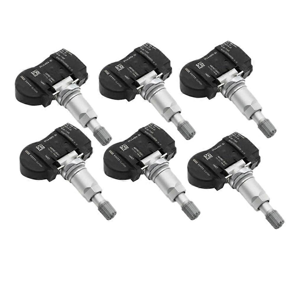 6 Stück 52933-2j100 Druckluft-drucksensor Tpms 433 Mhz Für Hyundai Genesis Accent Elantra Kia Rio Sorento 12–2019 529332j100