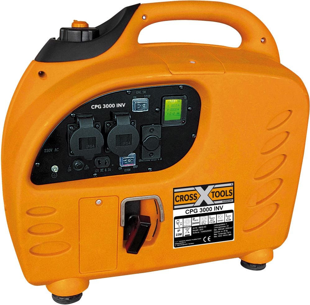 Cross Tools Inverter-Stromerzeuger CPG3000INV 2800 W Benzin