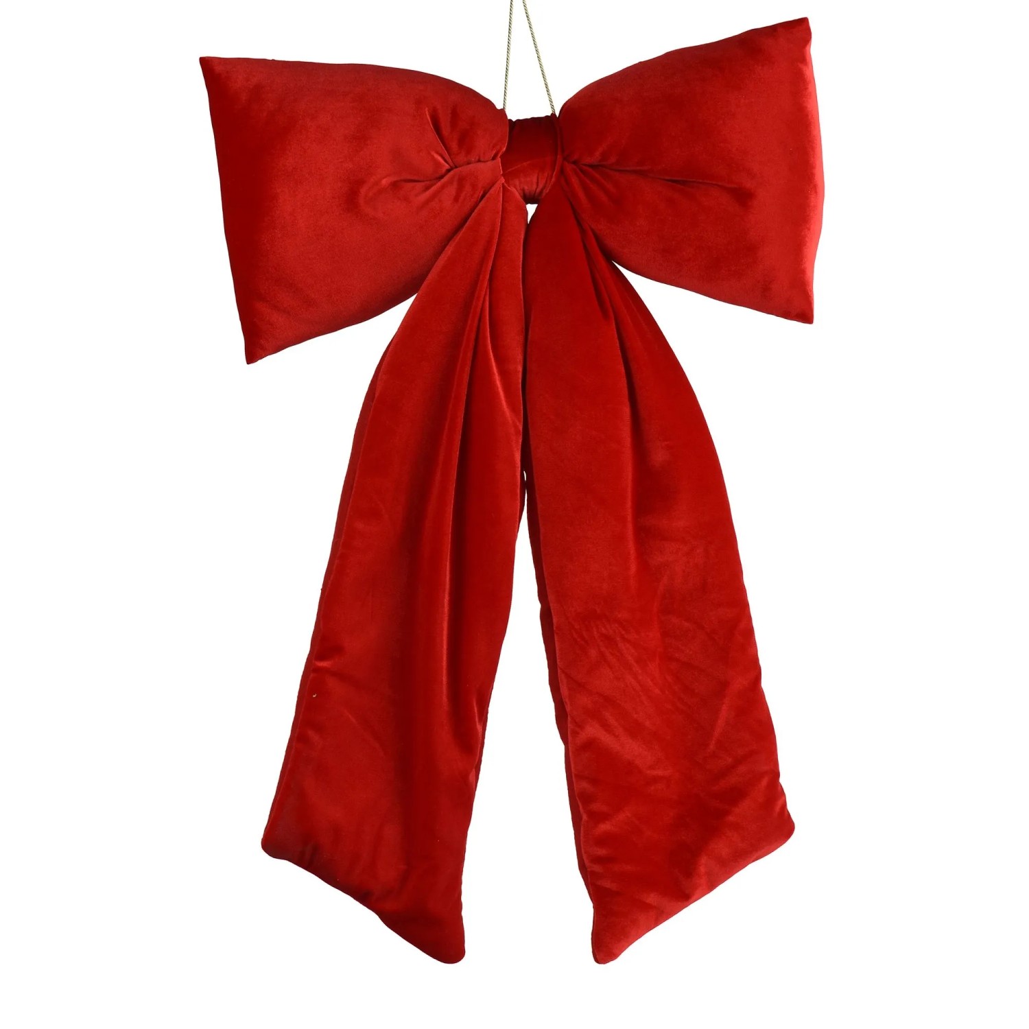 Decoris Deko-Schleife Klein 80 cm x 48 cm x 9 cm Rot
